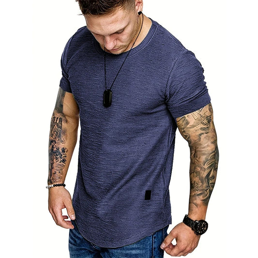 Basic Collar Crew Neck T-shirts