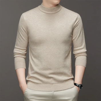 Half High Neck Long Sleeved