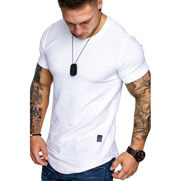 Basic Collar Crew Neck T-shirts